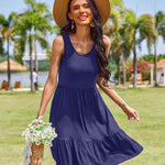 Zeagoo Women Summer Dresses Sleeveless Casual Tank Dress