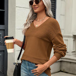 Zeagoo Pullover Women's Ribbed Knit Jumper (DE Only)