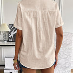 Zeagoo Women Linen Button Down Shirt