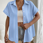 Zeagoo Short Sleeve Summer Tops Casual Button Down Shirts