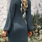 Zeagoo Women's Casual Knit Dress Long Sleeve Bodycon Dress