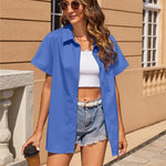 Zeagoo Women's Blouse Short Sleeve Shirts (DE Only)