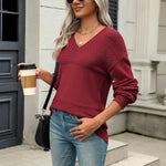 Zeagoo Pullover Women's Ribbed Knit Jumper (DE Only)