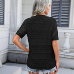 Zeagoo Short Sleeve Crochet Cardigan Button up Bolero Shrug Sweater