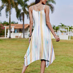 Zeagoo Women Midi Dress Bohemian Beach Cover Up Dress