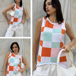 Zeagoo Sweater Vest Women Crew Neck Sleeveless Tank Tops