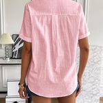 Zeagoo Women Linen Button Down Shirt