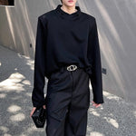 Padded Shoulder Collar Sweatshirt