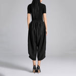 Women's Casual Pleated Wide-Leg Pants