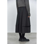 Women's Cracked Color Block Flower Tulip Skirt
