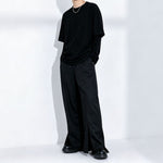 Japanese Loose High-waist Straight Wide-leg Pants