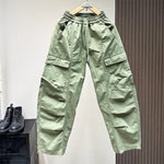 American Loose Straight Wide-leg Scimitar Overalls