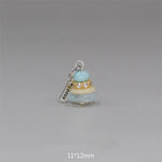 Buddha Stones Zen Cairn Labradorite Various Crystals Calm Pendant Necklace