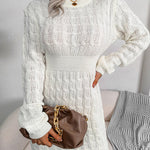 Zeagoo Women's Casual Twist Woven Sweater Dress