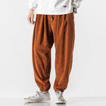 Loose Corduroy Harem Pants