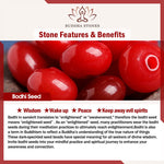 Buddha Stones Bodhi Seed Cyan Jade Copper Peace Luck Bracelet
