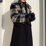 Short Plaid Jacket