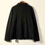 Double-sided Velvet Half Turtleneck Long-sleeved T-shirt