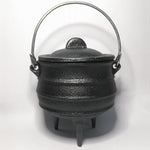 Buddha Stones Cast Iron Cauldron Prayer Altar Burning Holder Incense Sage Smudging Rituals Use Items