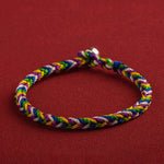 Buddha Stones "May everything go your way" Lucky Multicolored Bracelet