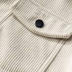 Men's corduroy versatile casual cargo jacket
