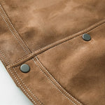 Suede Vintage Plus Velvet Warm Jacket