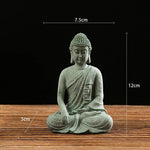 Buddha Stones Tibetan Meditation Contemplation Buddha Serenity Compassion Statue Figurine Decoration