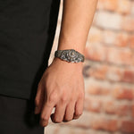 Buddha Stones Tibetan Garuda Bird Wisdom Protection Bracelet Bangle