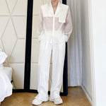 Translucent Organza Blazer