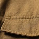 Retro Patchwork Loose-fitting Thick Collared Jacket