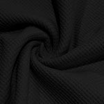 Men's waffle Henry hooded long-sleeved shirts