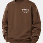 Tokyo Osaka Print Relax Fit Sweatshirt