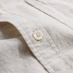 Long Sleeve Linen Cotton Shirt With Pocket