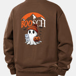 BOOSCH Beer Ghost Print Relax Fit Sweatshirt