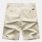 Geometric Knit V Neck Polo Shirt & Cotton Chino Shorts