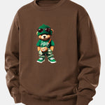 Cool Bear Print Relax Fit Sweatshirt
