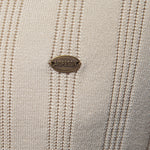 Stripe Knit Polo Shirt