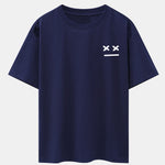 Facial Expression Print Drop Shoulder Oversize T-Shirt
