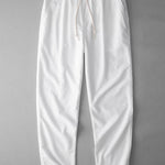 Straight Leg Linen Pants