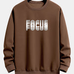 Focus Print Relax Fit Sweatshirt