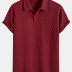 Geometric Diamond Jacquard Polo & Shorts