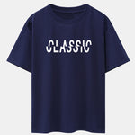 Classic Print Drop Shoulder Oversize T-Shirt