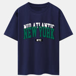 New York Print Drop Shoulder Oversize T-Shirt