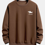Shark Print Relax Fit Sweatshirt