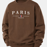Paris Print Relax Fit Sweatshirt