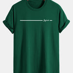 Regular Fit Stylish Stripe Print Cotton T-Shirt