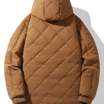 Faux Fur Lined Hooded Quilted Jacket