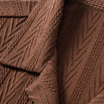 Texture Jacquard Cuban Shirt & Linen Cotton Blend Drawstring Shorts