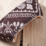 Contrast Paisley Print Linen Look Shirt & Straight Leg Linen Pants