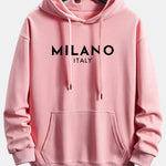 Milano Print Relax Fit Hoodie